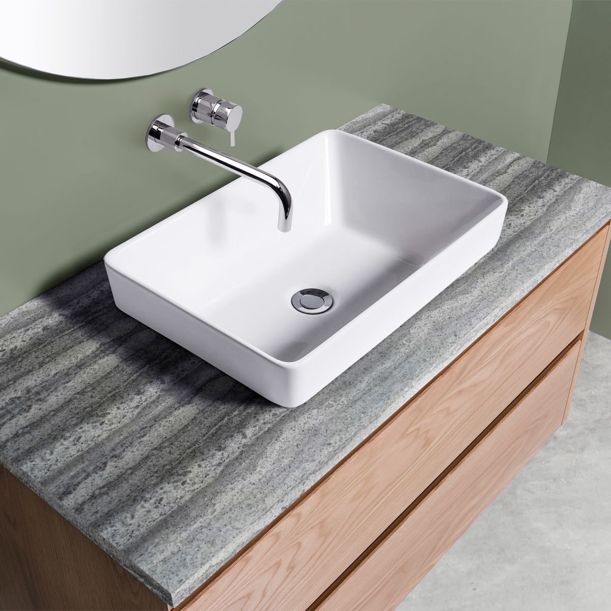 Moode 750 Wall-Hung Vanity, 2 Drawers