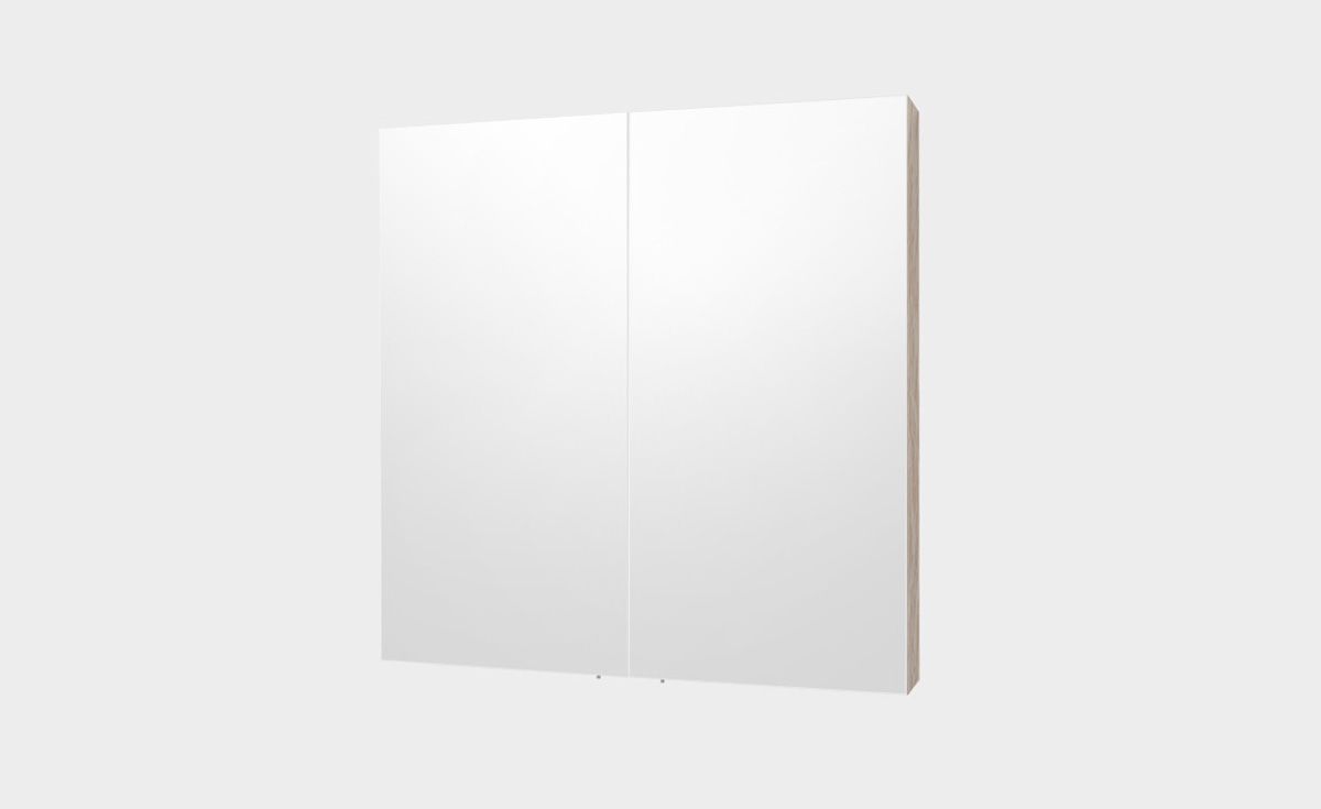 Mirror Cabinet 750 – 2 Doors, 2 Glass Shelves