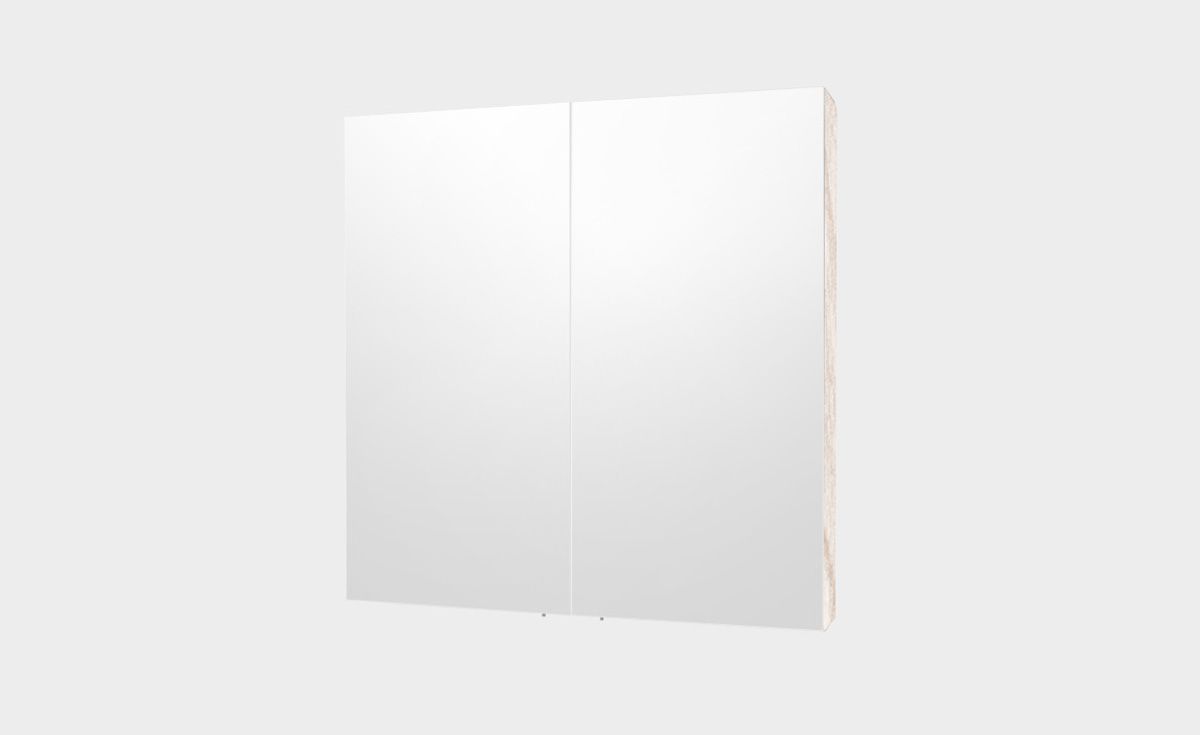 Mirror Cabinet 750 – 2 Doors, 2 Glass Shelves