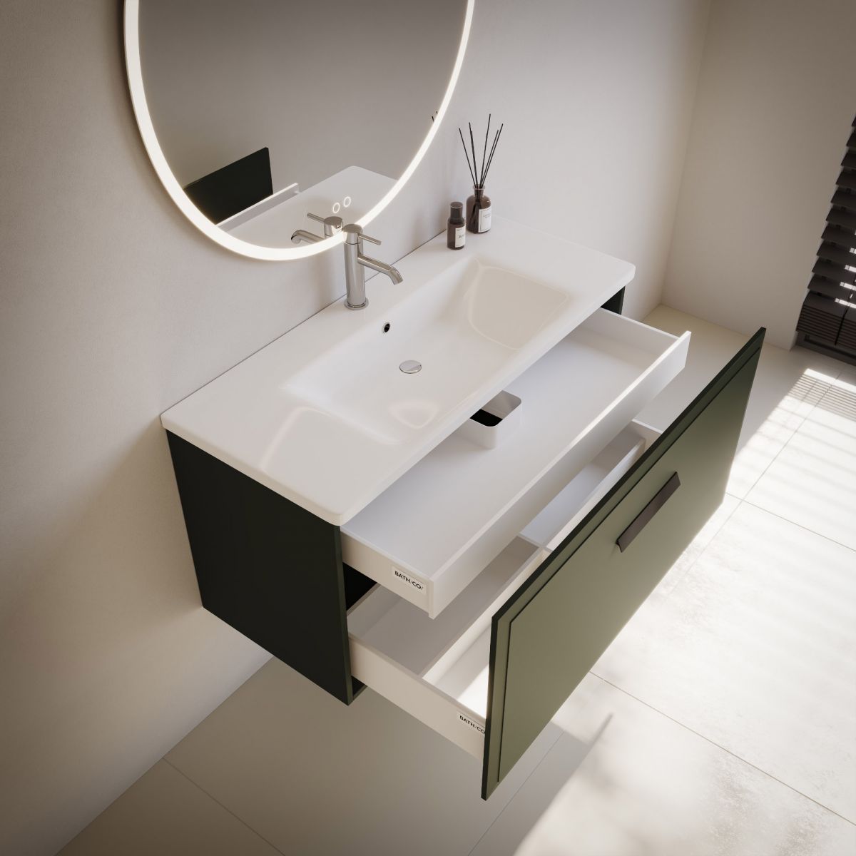 Eden 1010, 1 Drawer, Plus Concealed Drawer*