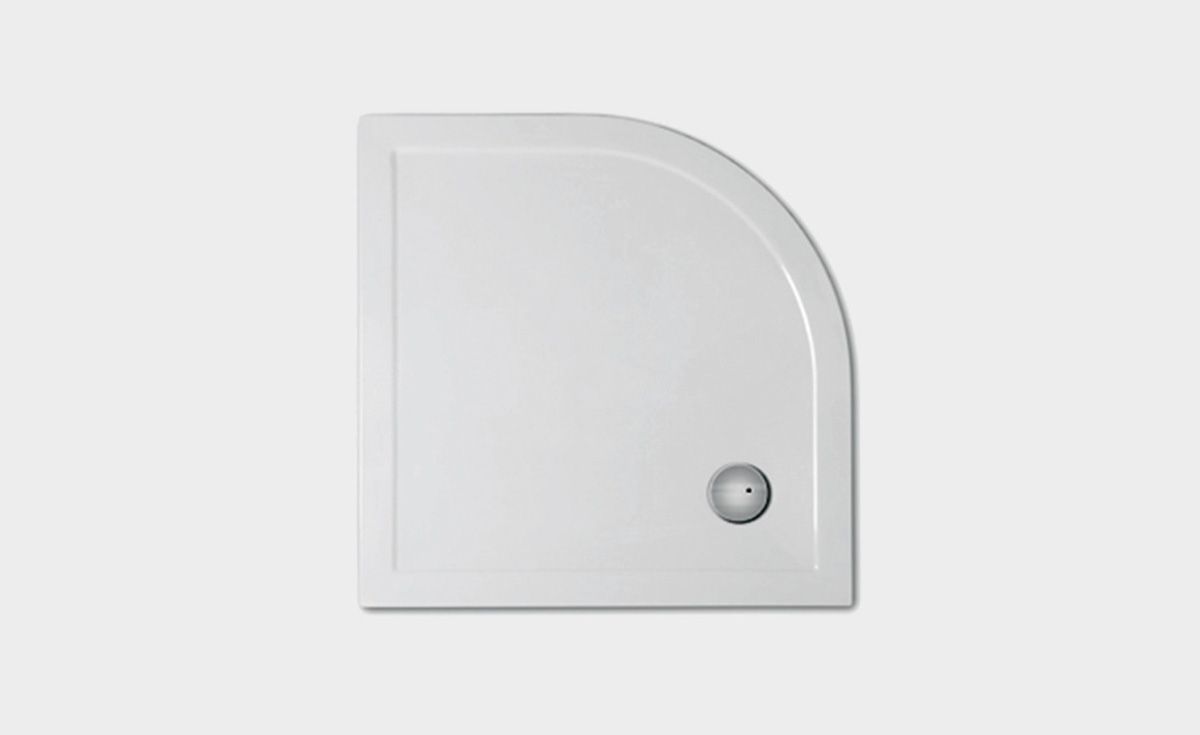 Quadrant Shower Tray 1000 x 1000 • Bath Co