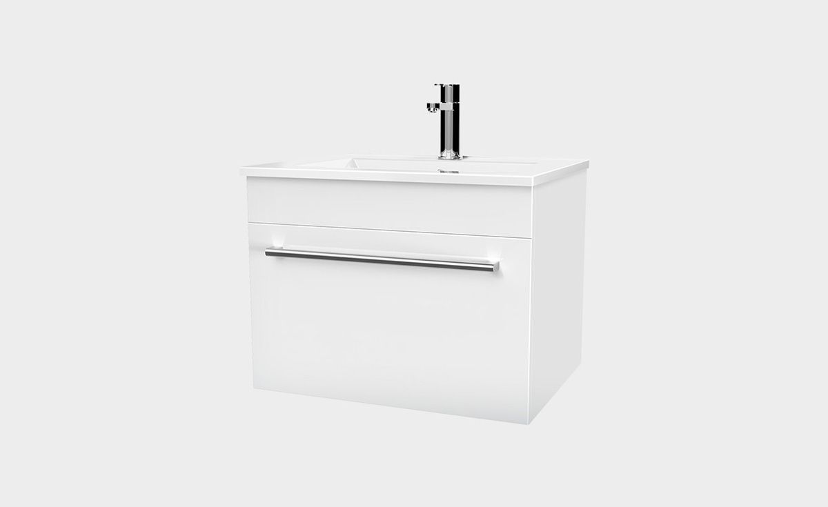 Zara 600 Wall-Hung Vanity 1 Drawer