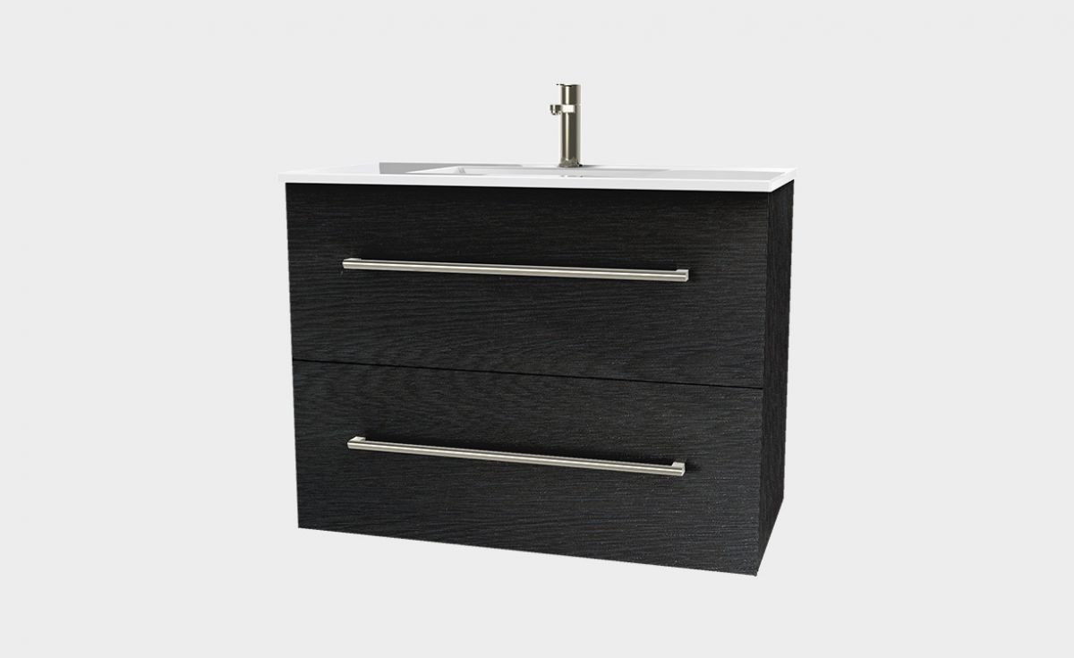 Zara 1000 Wall-Hung Vanity 2 Drawers Extra Deep