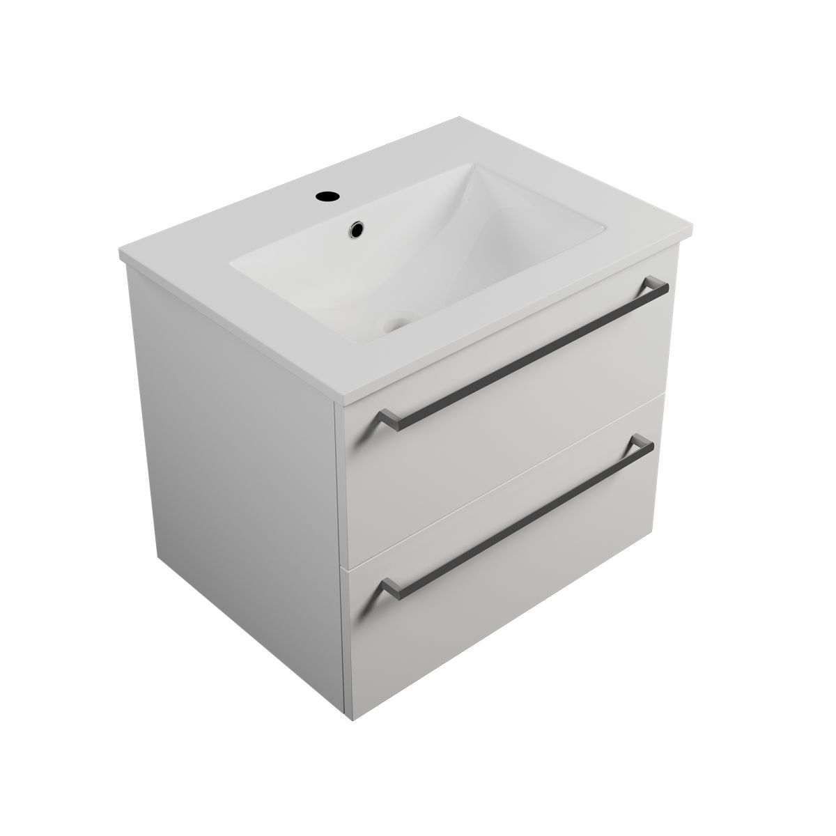 610 Wall-Hung Vanity, 2 Drawer