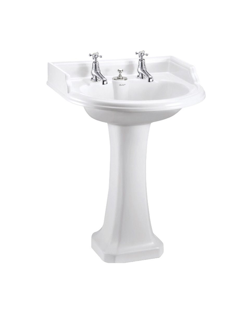 Classic Round 650 Basin with Invisible Overflow & Pedestal