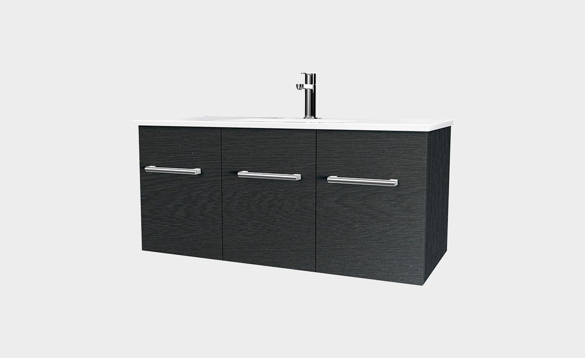 Zara 900 Wall-Hung Vanity 2 Doors 1 Drawer