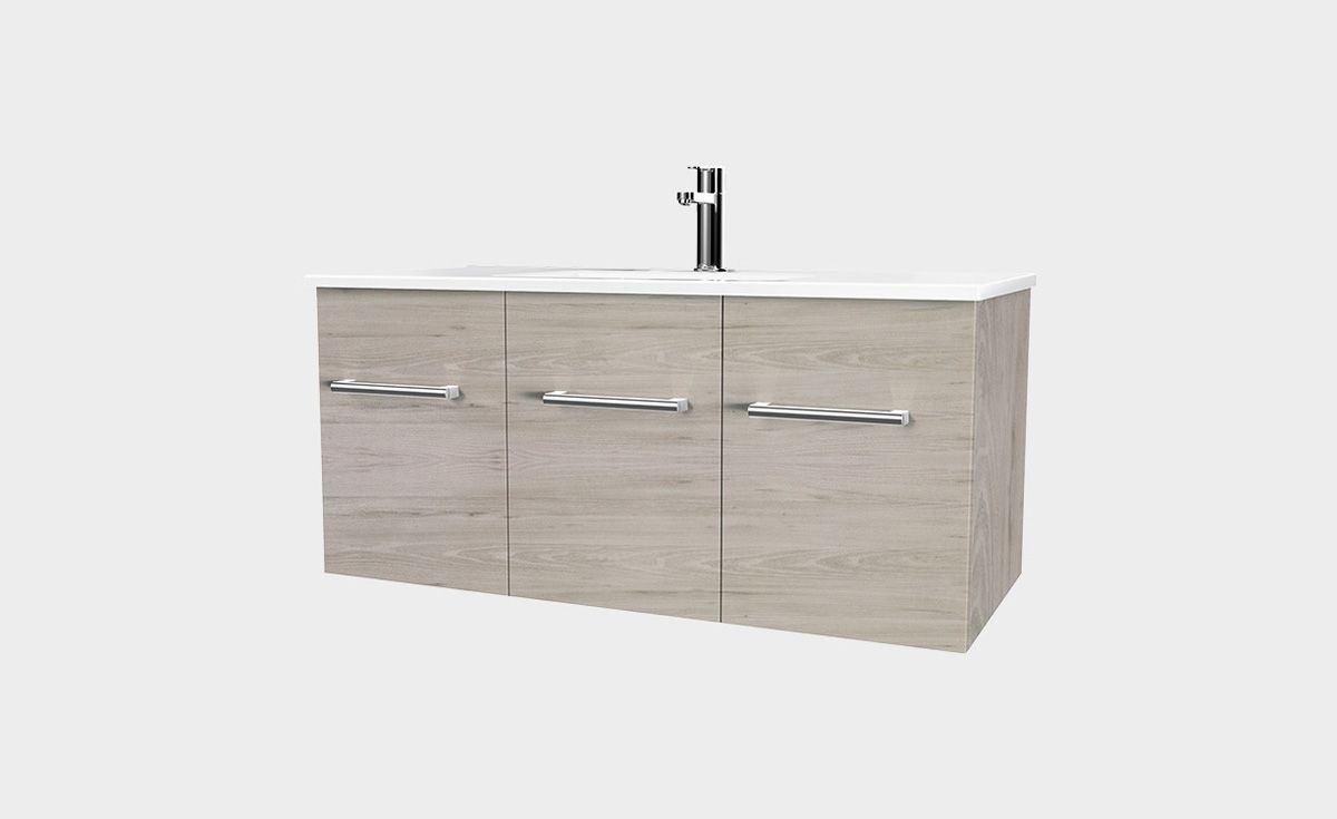 Zara 900 Wall-Hung Vanity 2 Doors 1 Drawer