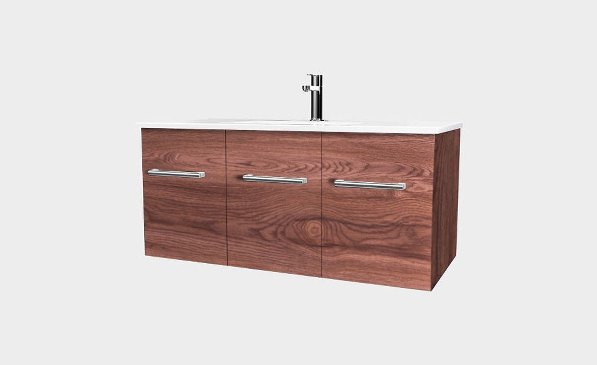 Zara 900 Wall-Hung Vanity 2 Doors 1 Drawer