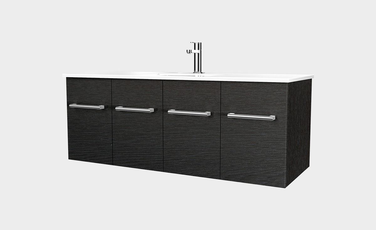 Zara 1200 Wall-Hung Vanity 2 Doors 2 Drawers