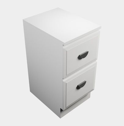 Laundry Cabinet 450, 2 Drawers (Benchtop Sold Separately) by Laundry