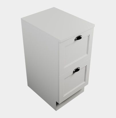 Laundry Cabinet 450, 2 Drawers (Benchtop Sold Separately) by Laundry