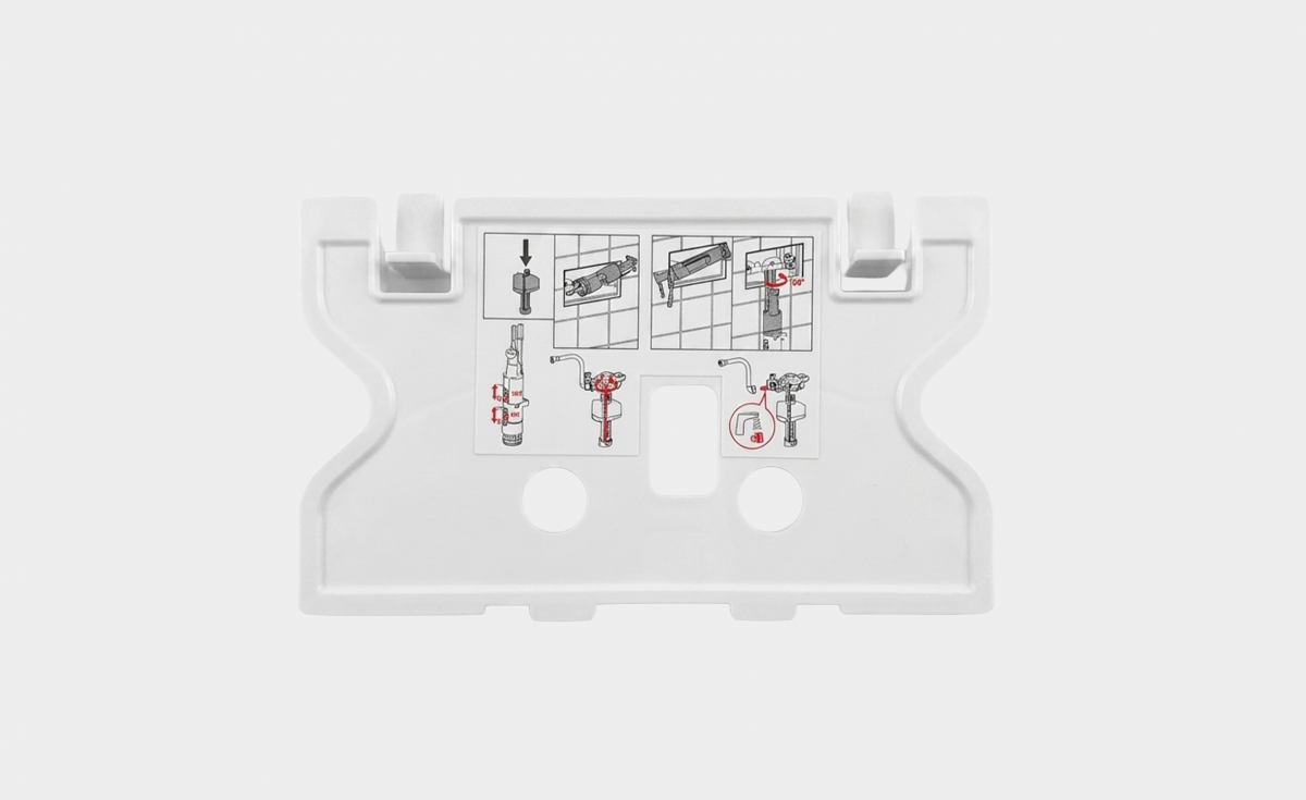 Toilet In-wall cistern Cover Plate