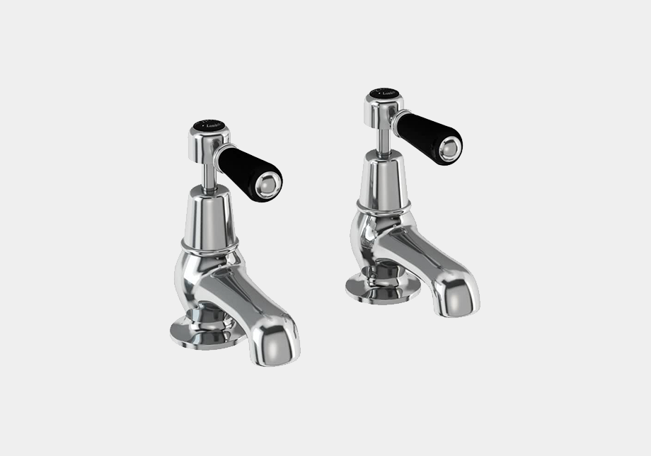 Kensington Basin Tap 7.5cm in Chrome/White