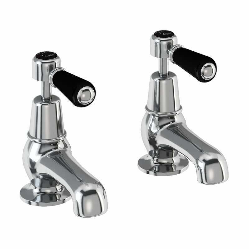 Kensington Basin Tap 7.5cm in Chrome/Black