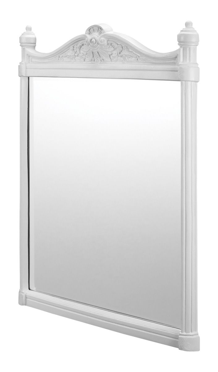 Georgian White Aluminum Frame Mirror