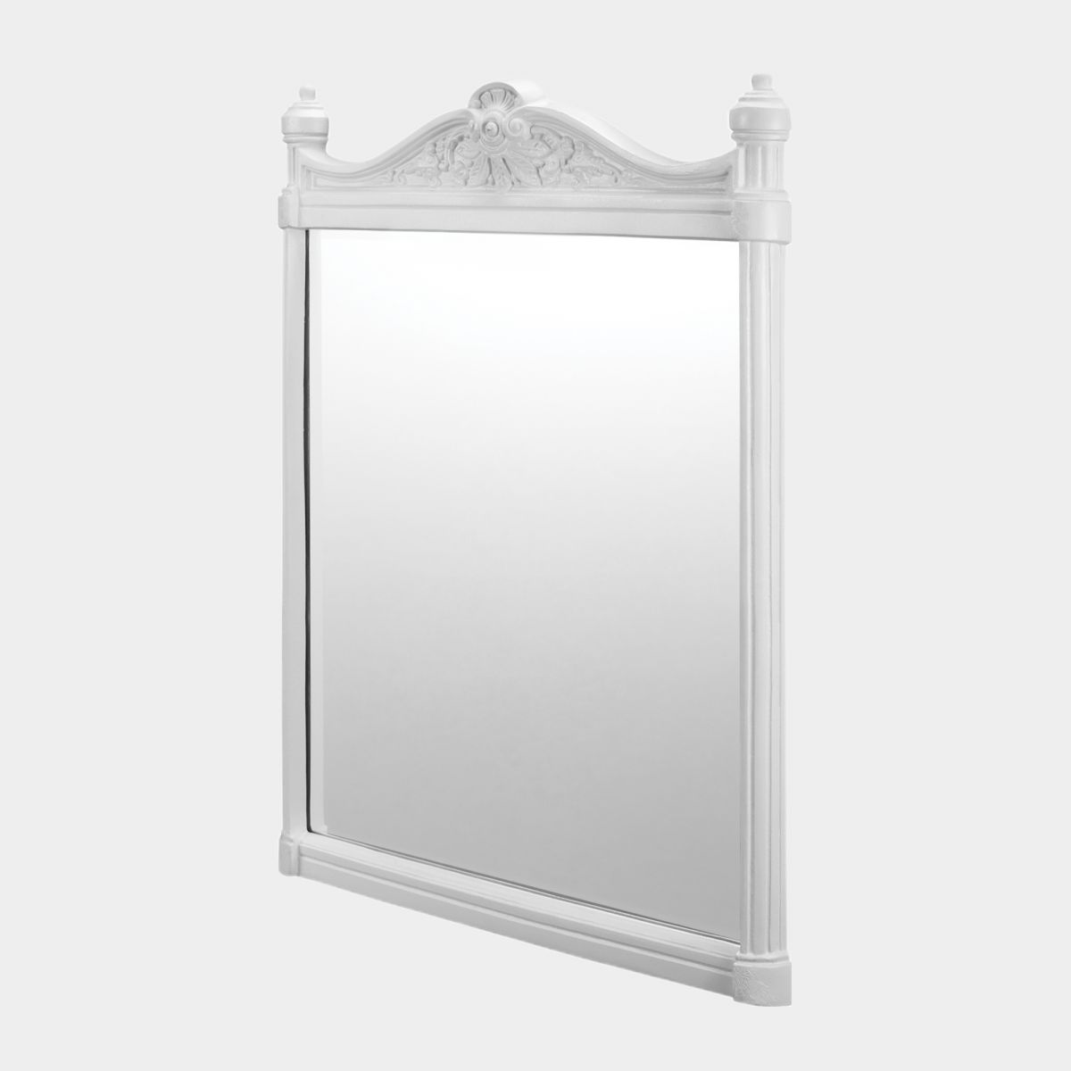 Georgian White Aluminium Frame Mirror
