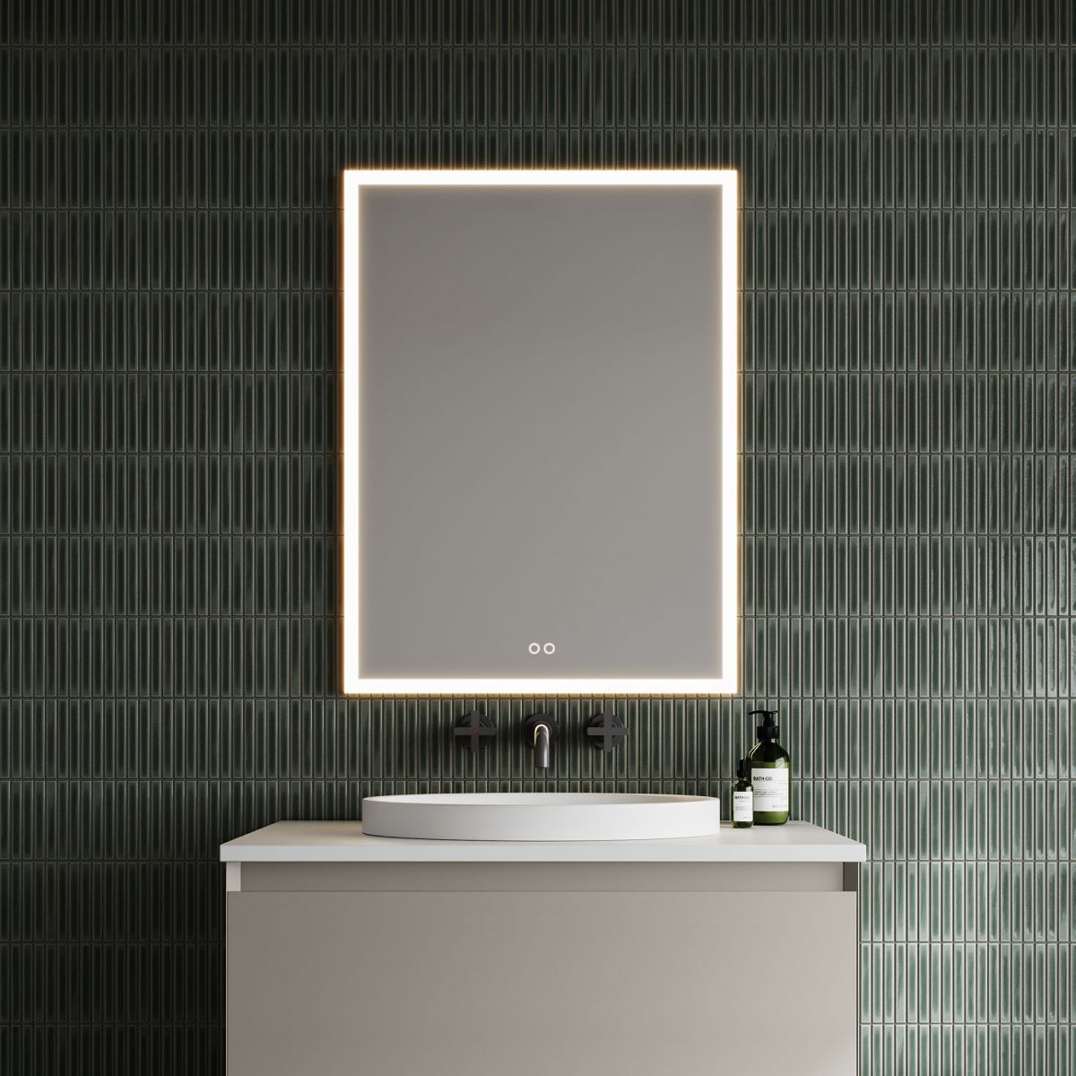 LED Mirror - Rectangle Portrait