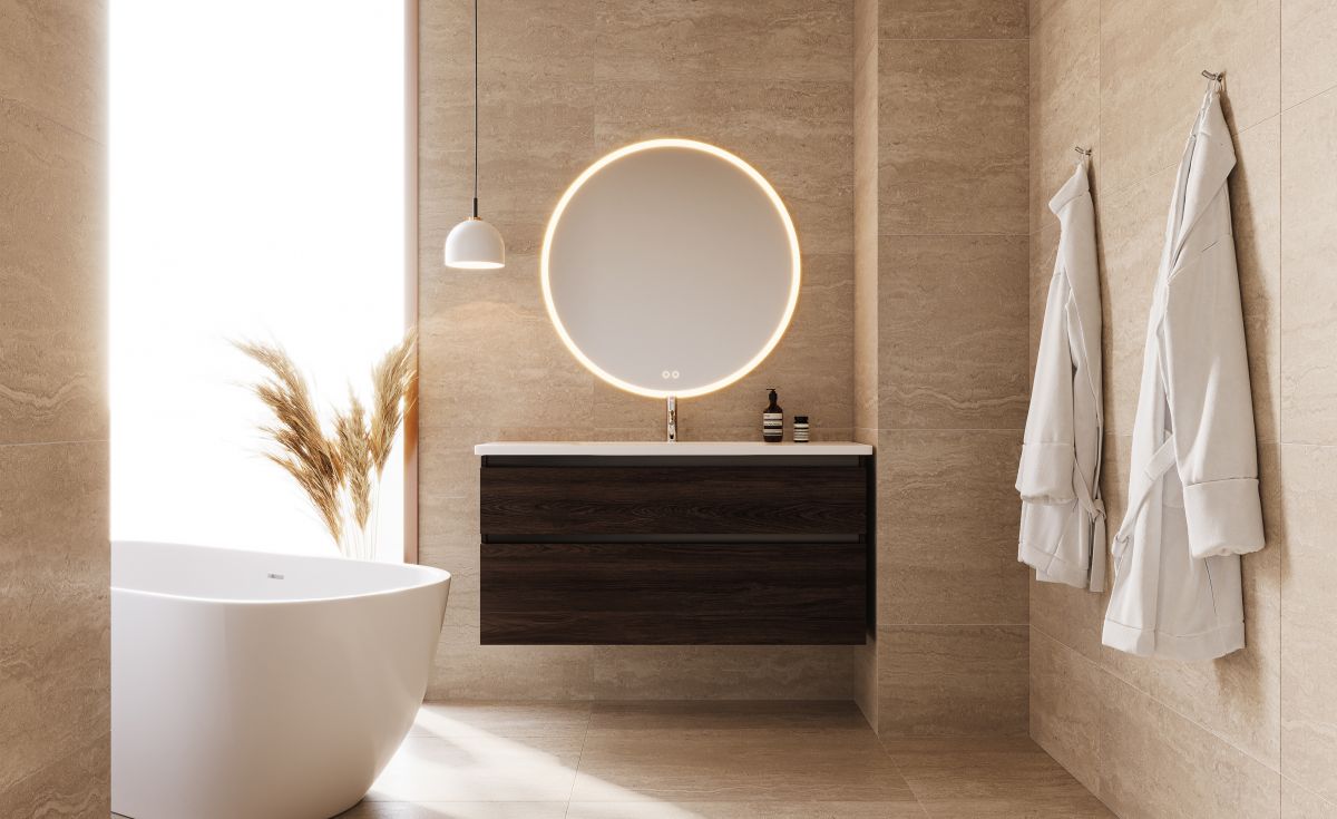 Soft 1200 Wall-Hung Vanity, 2 Drawer