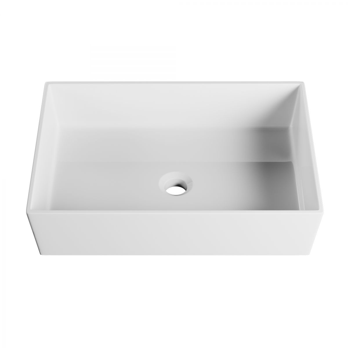 Sleek Rectangle Counter Top Basin