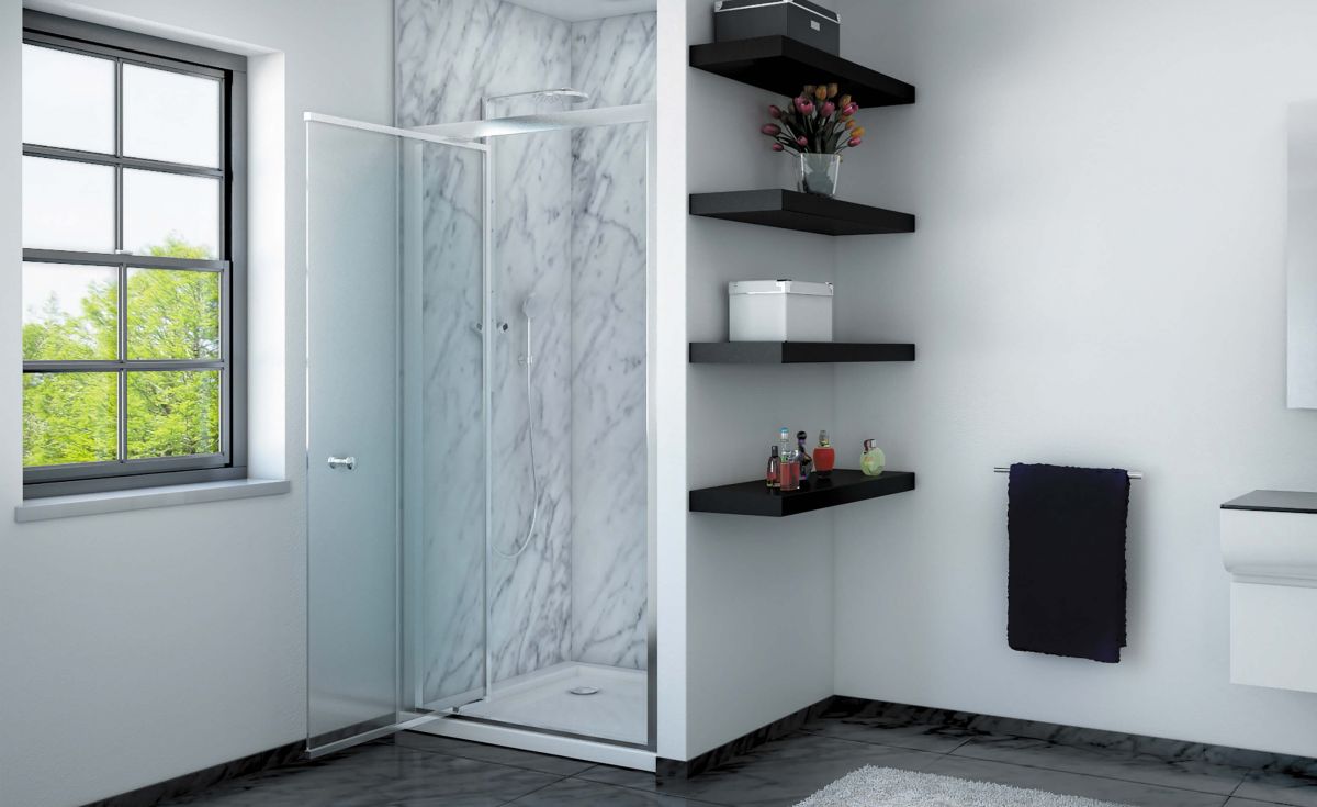 Clear 6 Infold 900 Shower Door