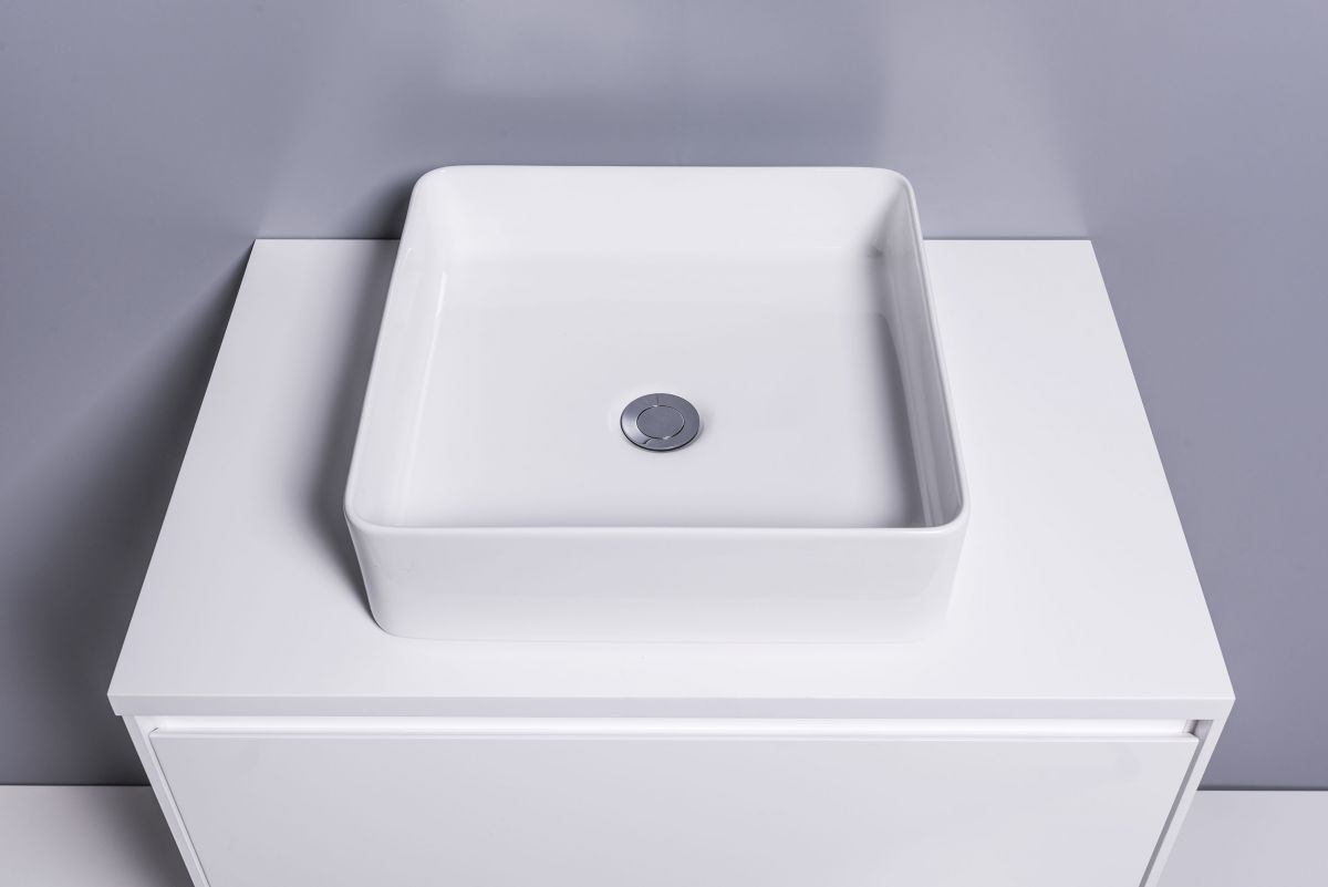 Sleek Square Counter Top Basin