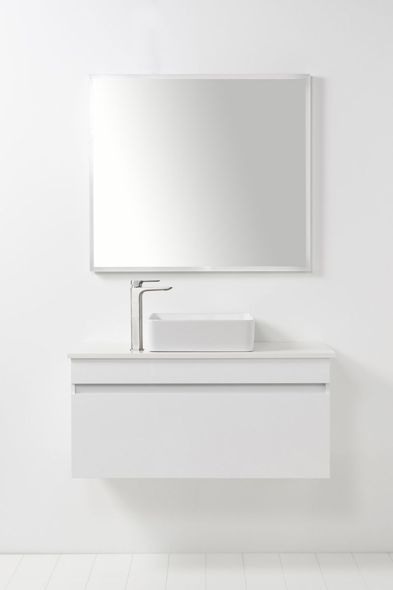 Sleek Square Counter Top Basin