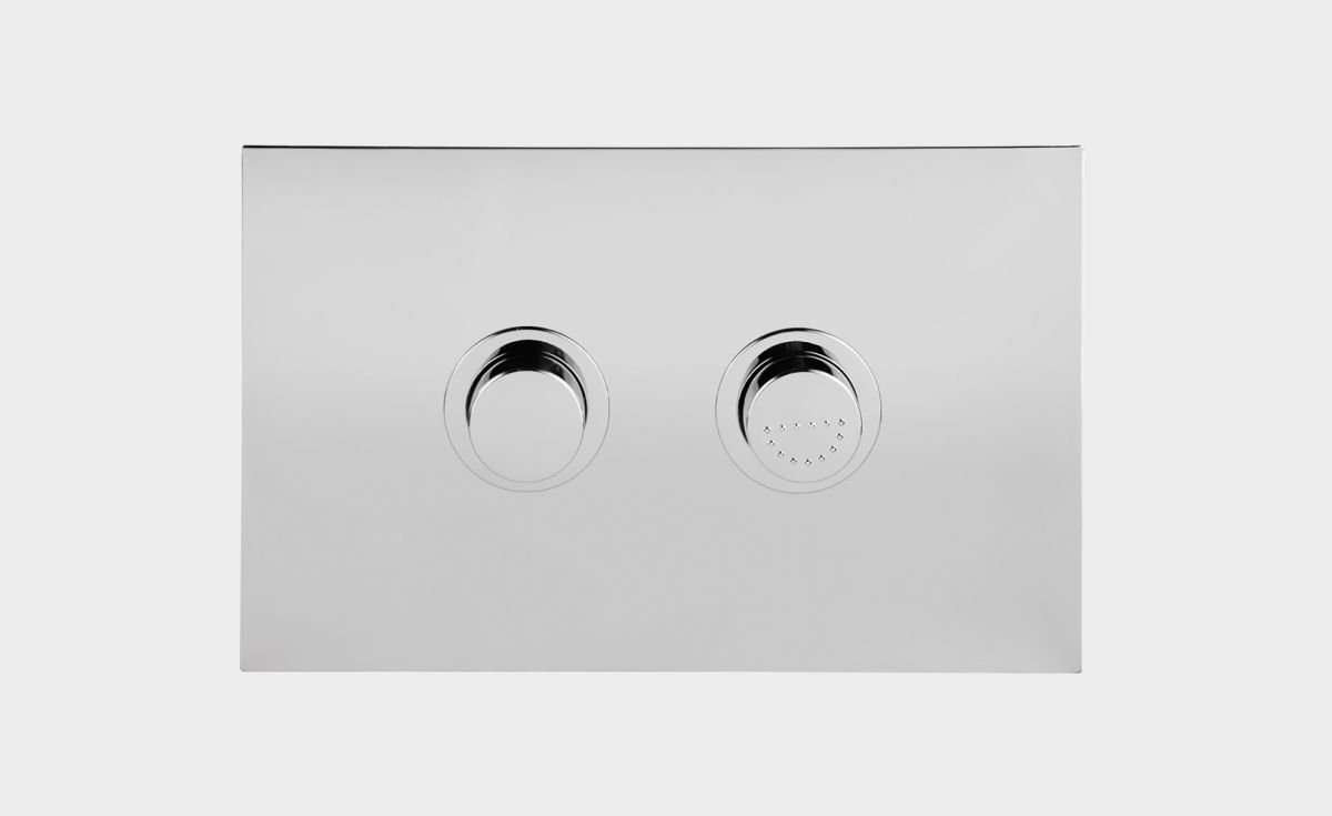 Pneumatic Flush Plates With Raised Buttons