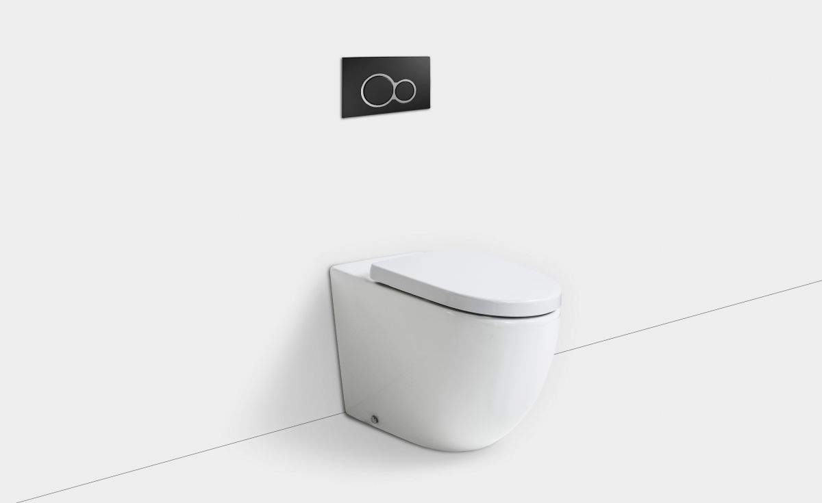 Rest Rimless Wall-Faced Toilet Suite with In-Wall Cistern