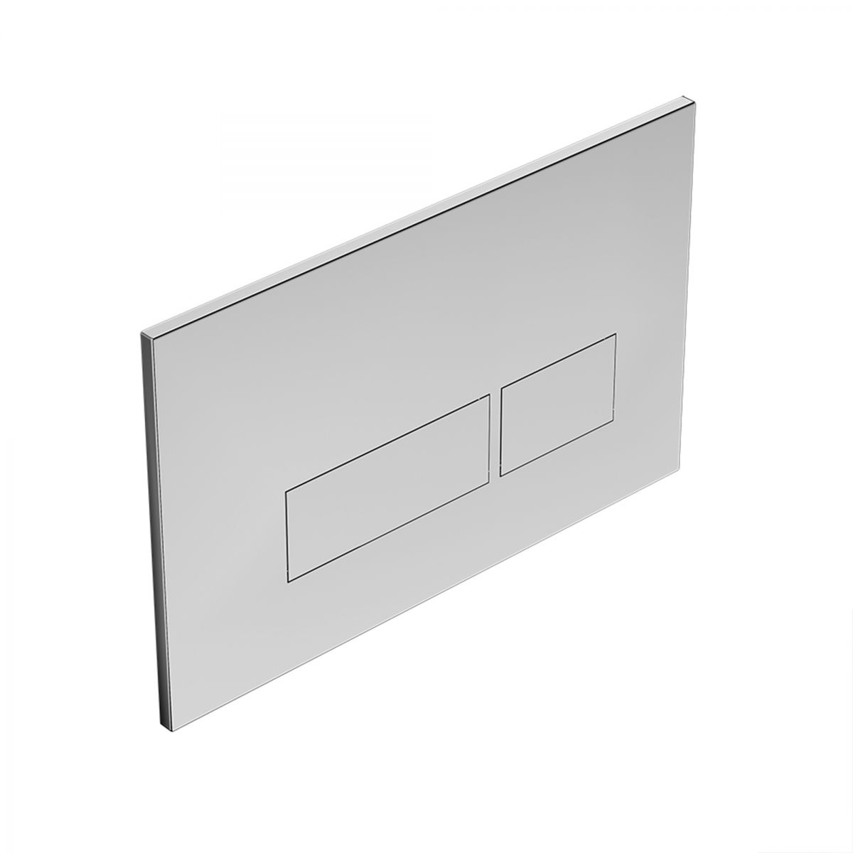 Chrome Rectangle Flush Plates