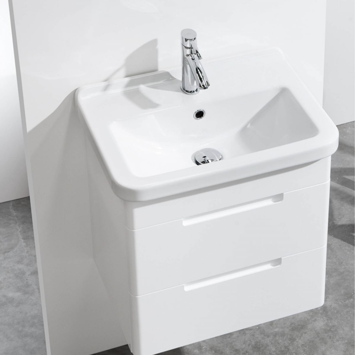 Erika Pro 550 - 2 Drawer, White