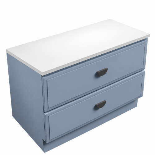 Laundry Cabinet 1200, 2 Drawers (Benchtop Sold Separately) by Laundry