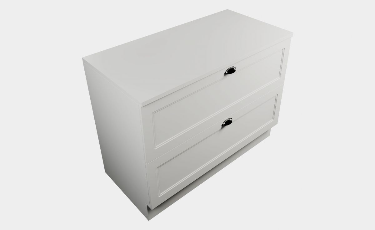 Laundry Cabinet 1200, 2 Drawers (Benchtop Sold Separately)