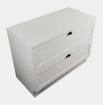 Laundry Cabinet 1200, 2 Drawers (Benchtop Sold Separately) by Laundry