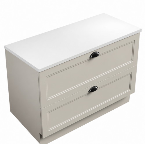 Laundry Cabinet 1200, 2 Drawers (Benchtop Sold Separately) by Laundry