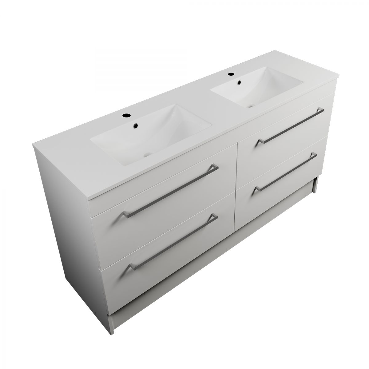 1500 Floor-Standing Vanity, 4 Drawers
