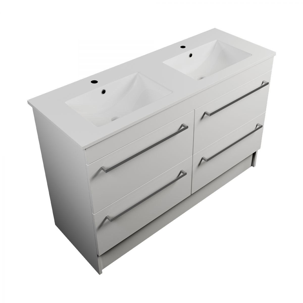 1200 Floor-Standing Vanity 4 Drawers