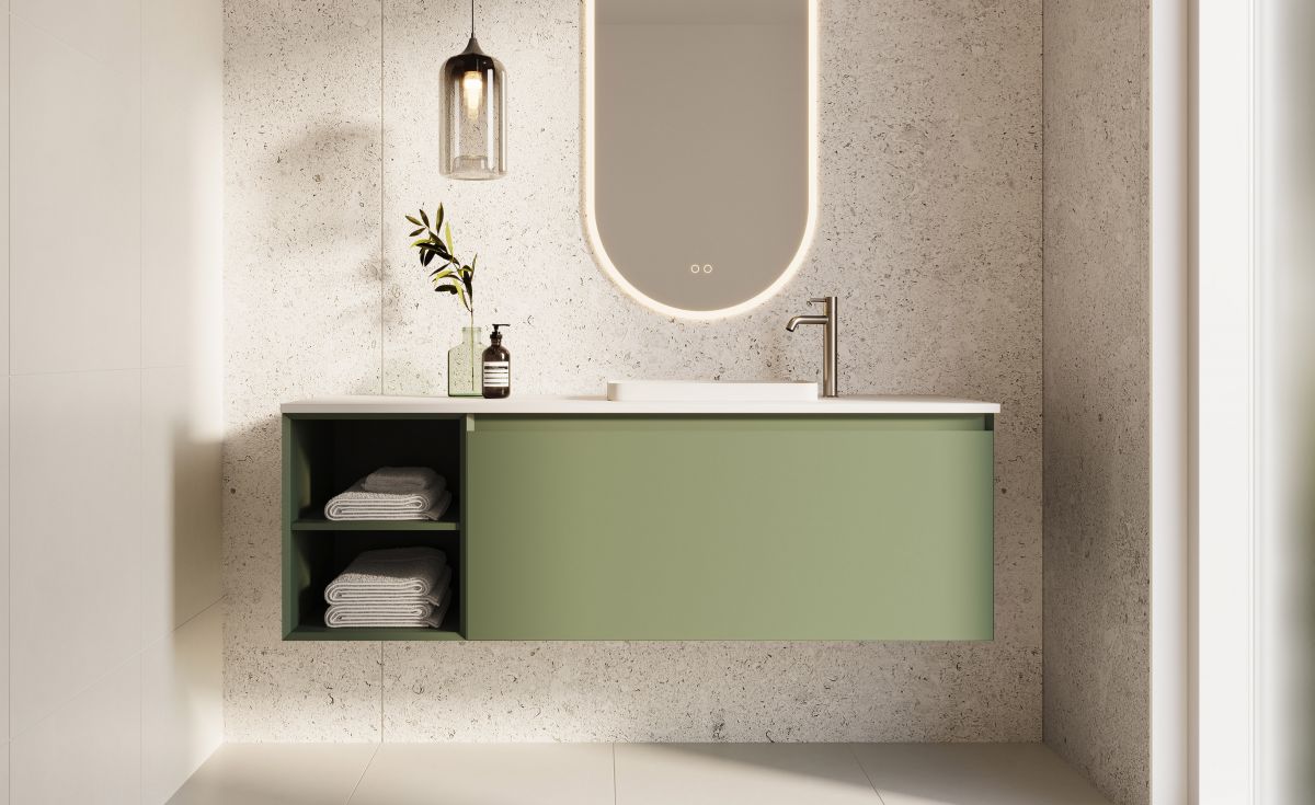 Zero Plus 1 Drawer + 1 Concealed + 2 Shelves