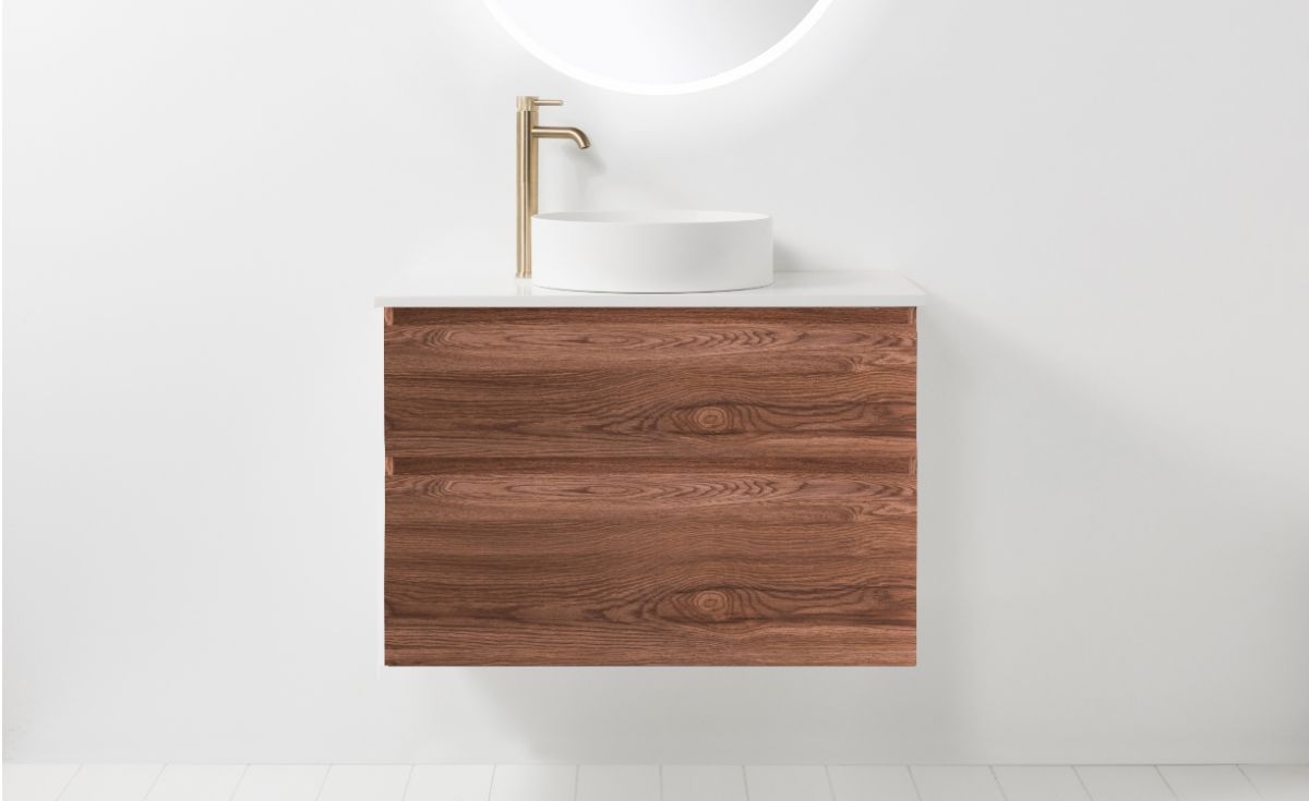 Soft Solid Slim 800 Wall-Hung Vanity 2 Drawers