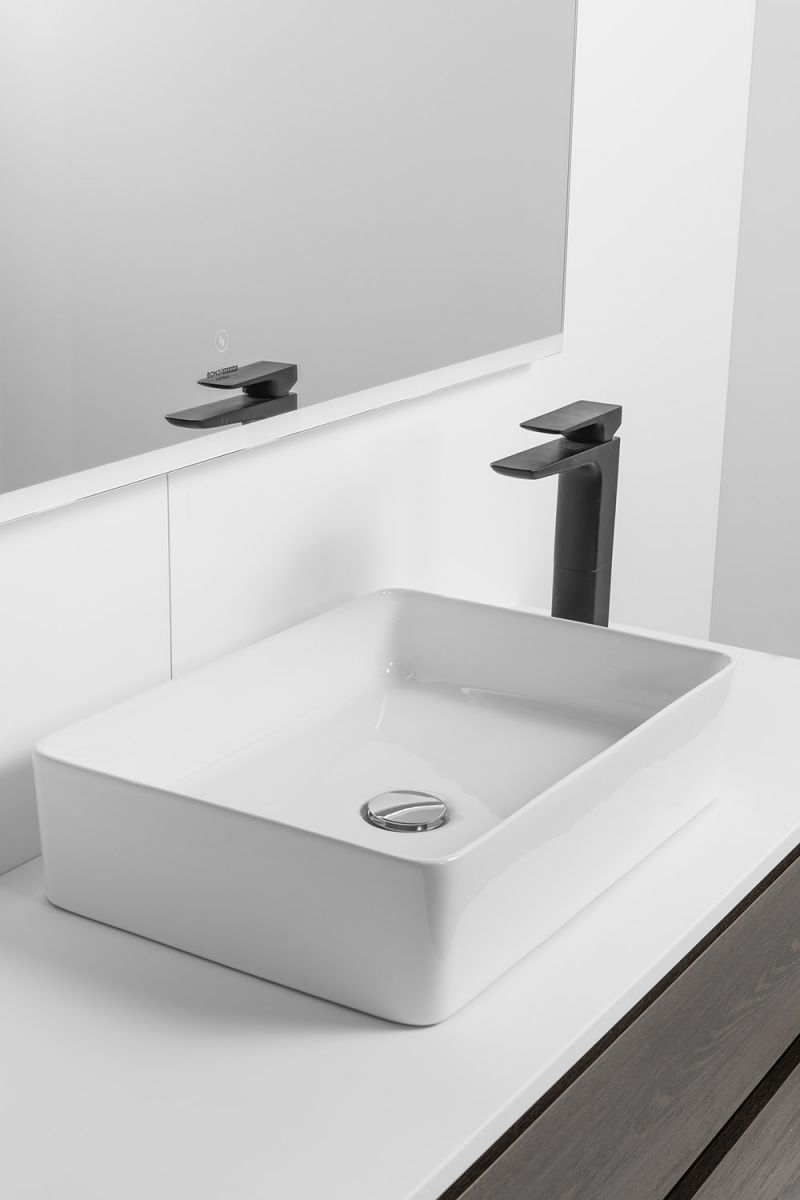 Sleek Rectangle Counter Top Basin • Bath Co