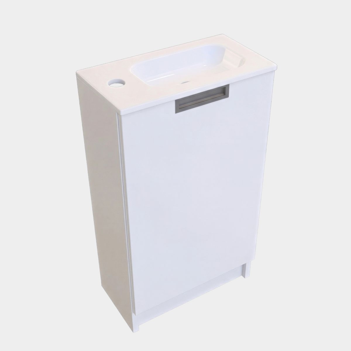 Fit Vanity with vitreous china Top