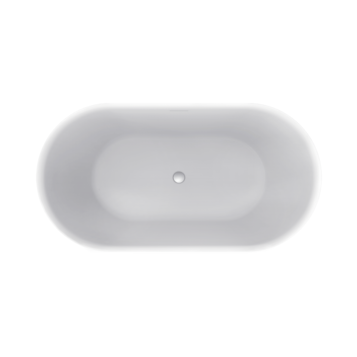Oval 1500 Matte Freestanding Bath