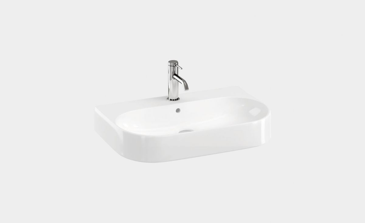 Trim 600 Wall-Hung Basin & Pedestal