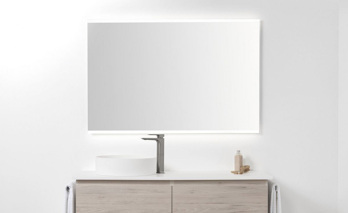 LED Light Mirror Rectangle 1200 x 800