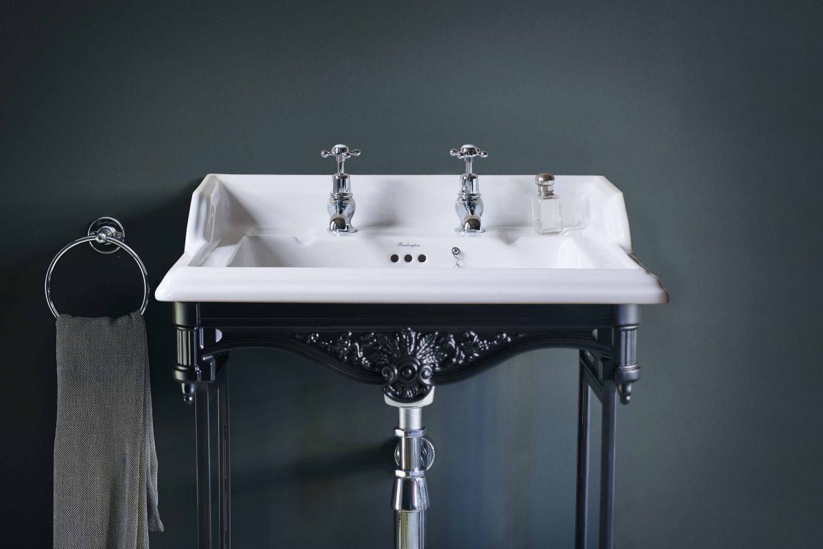 Classic Rectangle 650 Basin & Traditional Stand