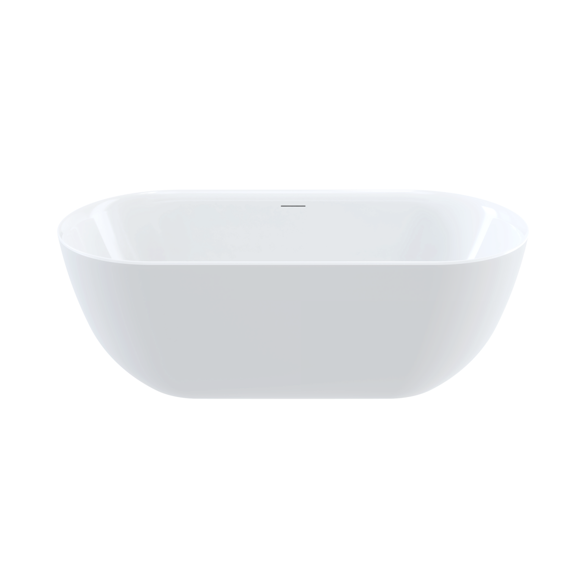 Oval 1700 Freestanding Bath - Front