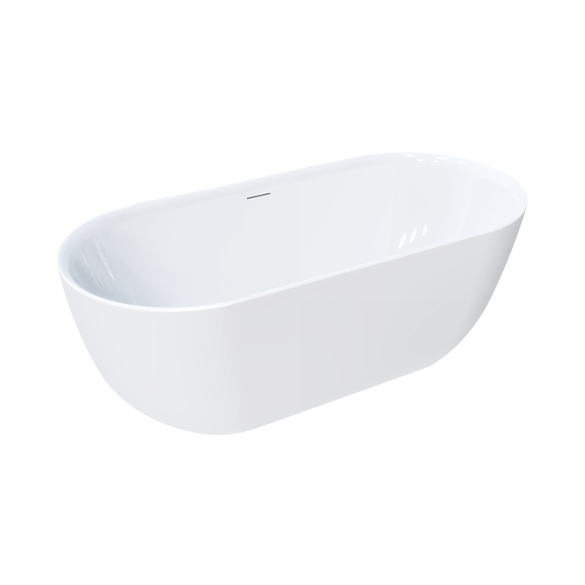 Oval 1700 Freestanding Bath - Corner