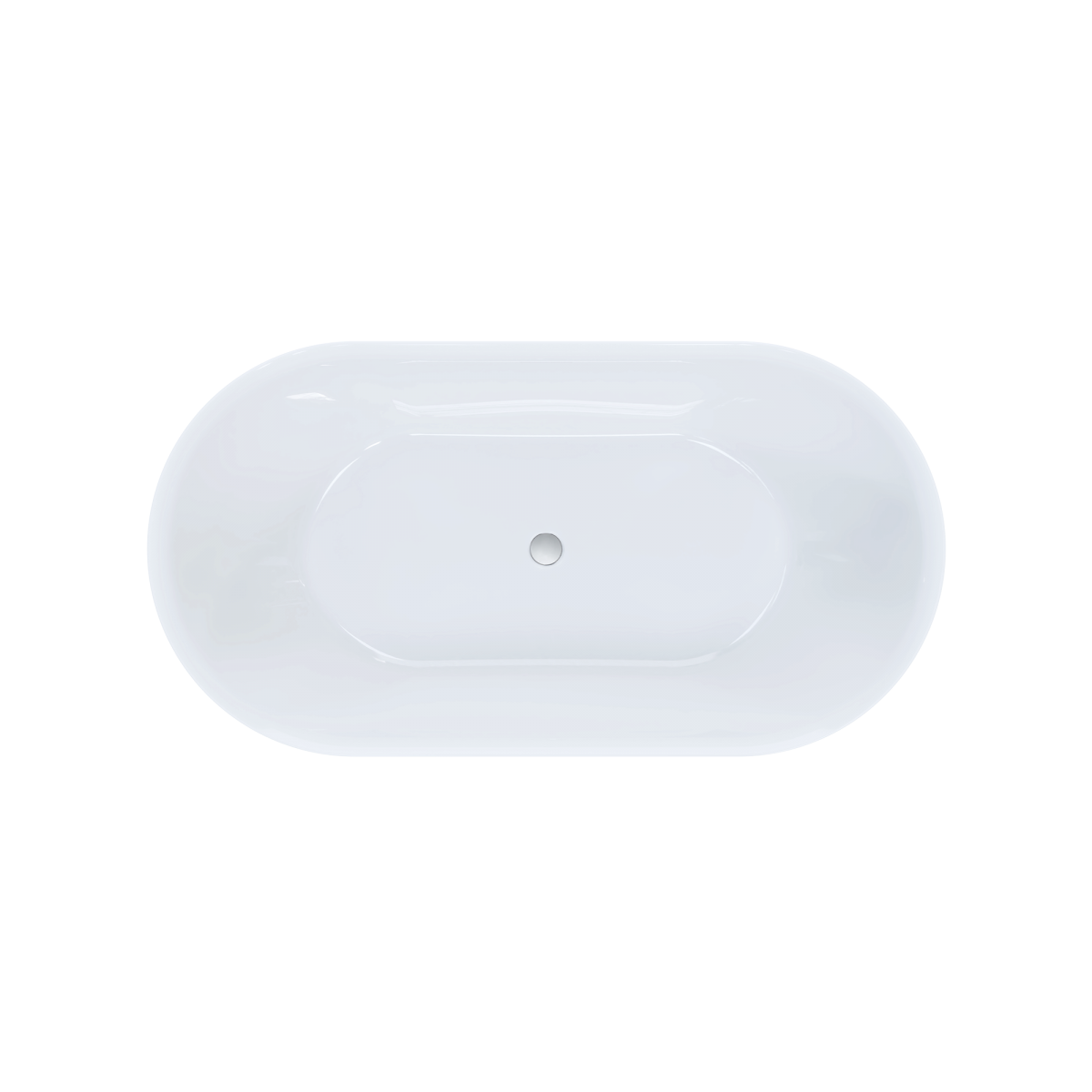Oval 1500 Freestanding Bath - Top