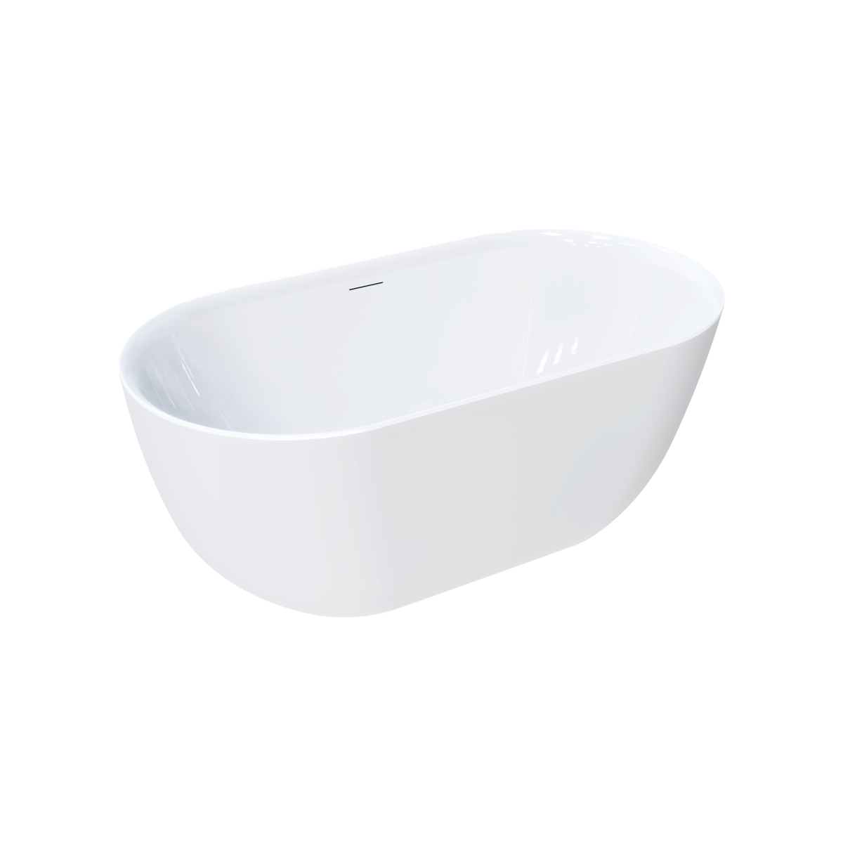 Oval 1500 Freestanding Bath - Corner