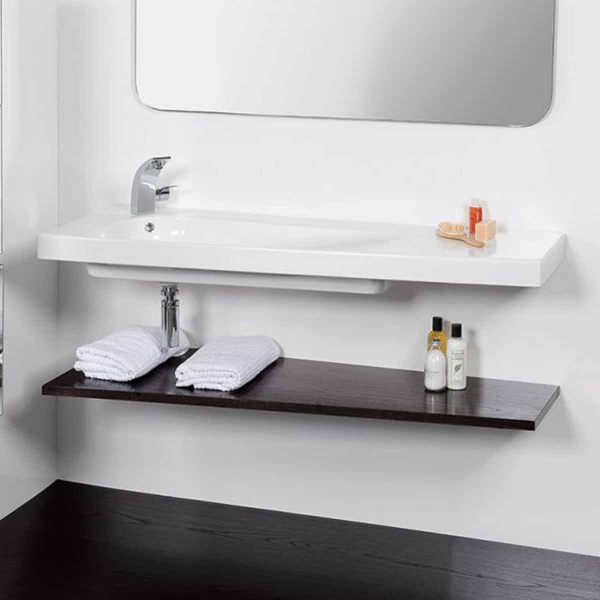 Grandangolo Tapered Basin & Shelf