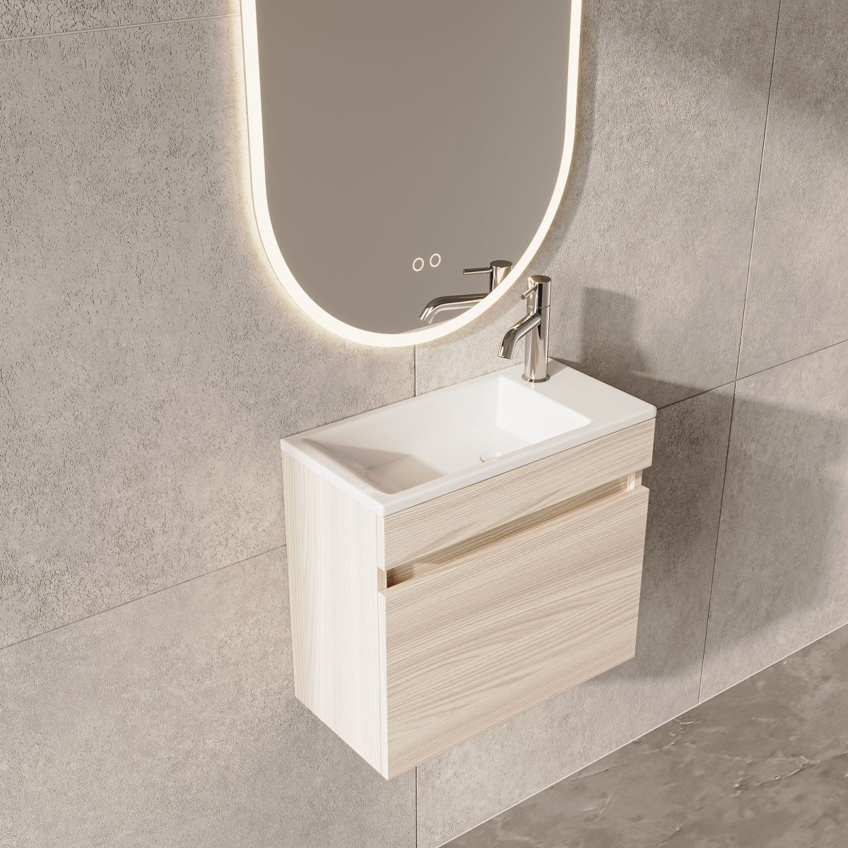 Soft Mini 500 Wall-Hung Vanity 1 Door